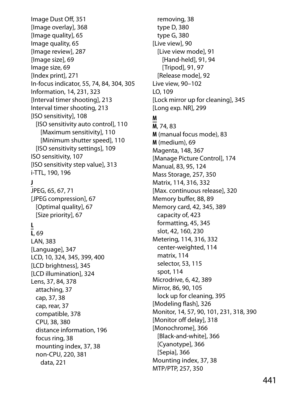 Nikon D3 User Manual | Page 467 / 472