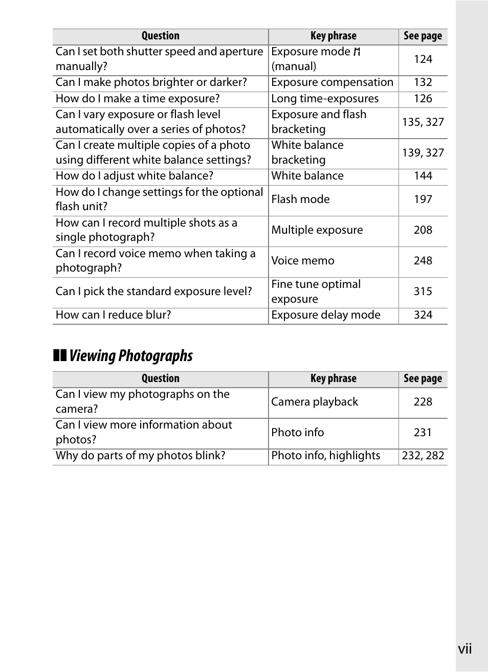 Viewing photographs | Nikon D3 User Manual | Page 9 / 472
