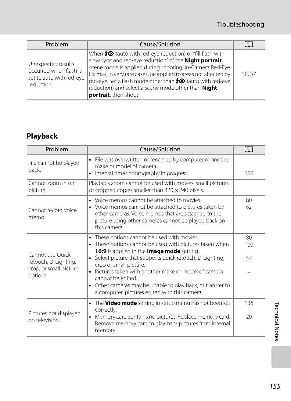 Playback | Nikon S630 User Manual | Page 167 / 176