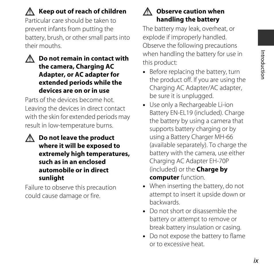 Nikon S32 User Manual | Page 11 / 188