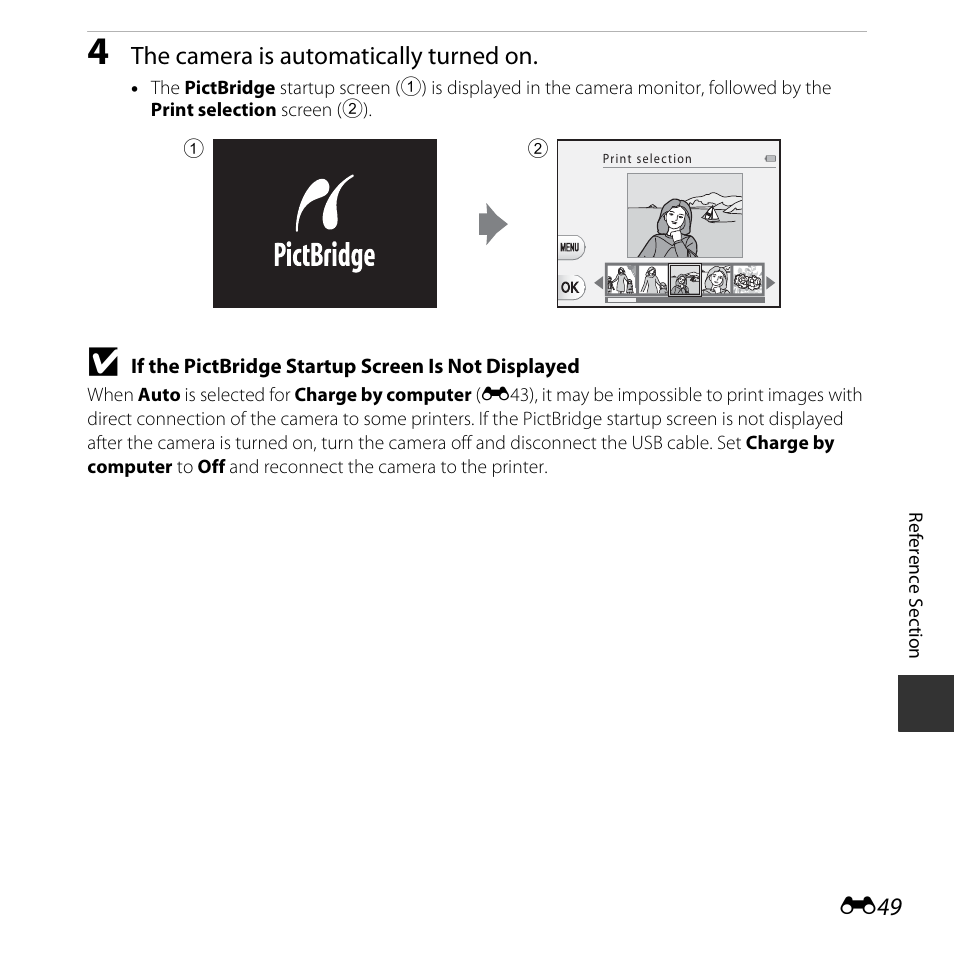 The camera is automatically turned on | Nikon S32 User Manual | Page 147 / 188