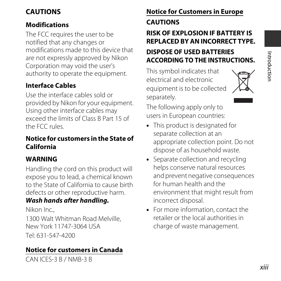 Nikon S32 User Manual | Page 15 / 188