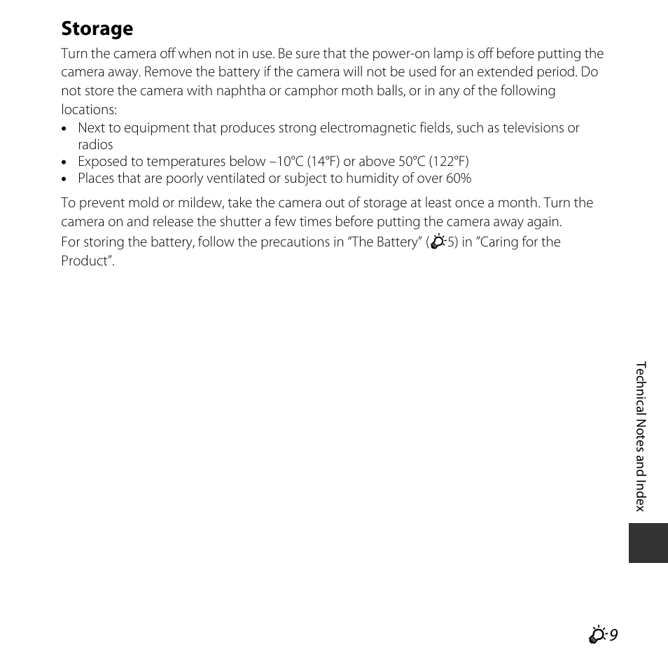 Storage | Nikon S32 User Manual | Page 167 / 188