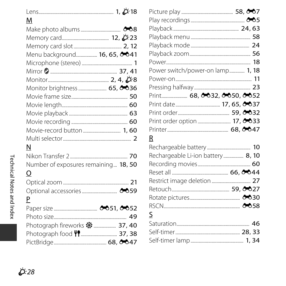 Nikon S32 User Manual | Page 186 / 188