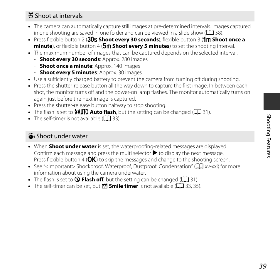 A 39) | Nikon S32 User Manual | Page 65 / 188
