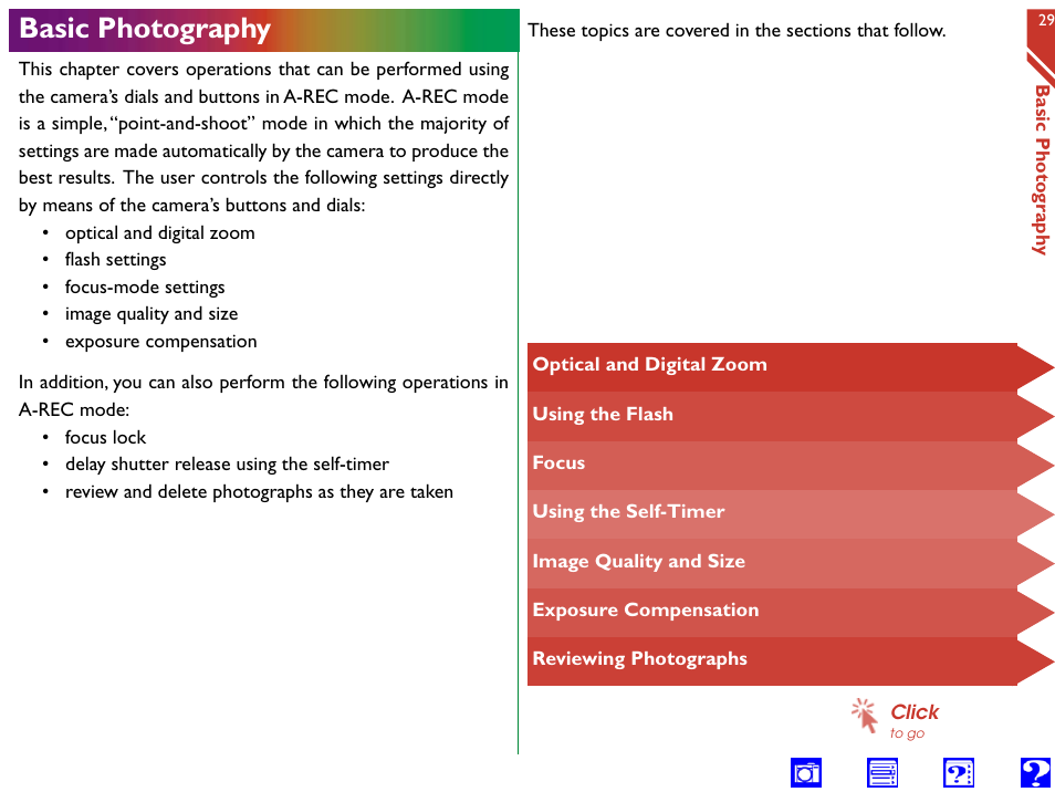 Basic photography | Nikon 990 User Manual | Page 29 / 107
