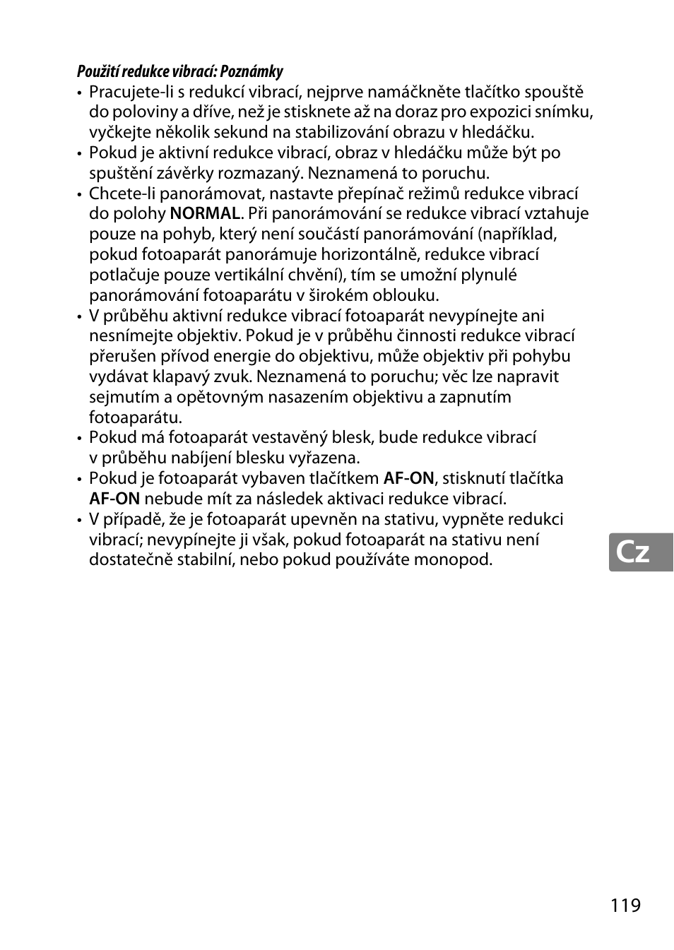 Nikon AF-S DX NIKKOR 18-300mm f-3.5-5.6G ED VR User Manual | Page 119 / 200