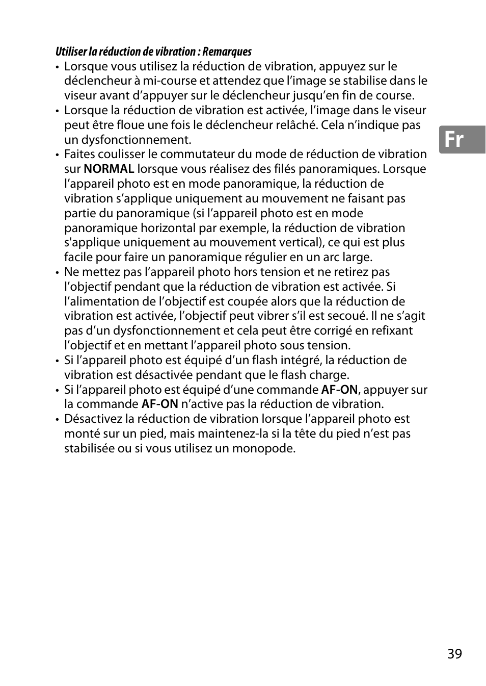 Nikon AF-S DX NIKKOR 18-300mm f-3.5-5.6G ED VR User Manual | Page 39 / 200