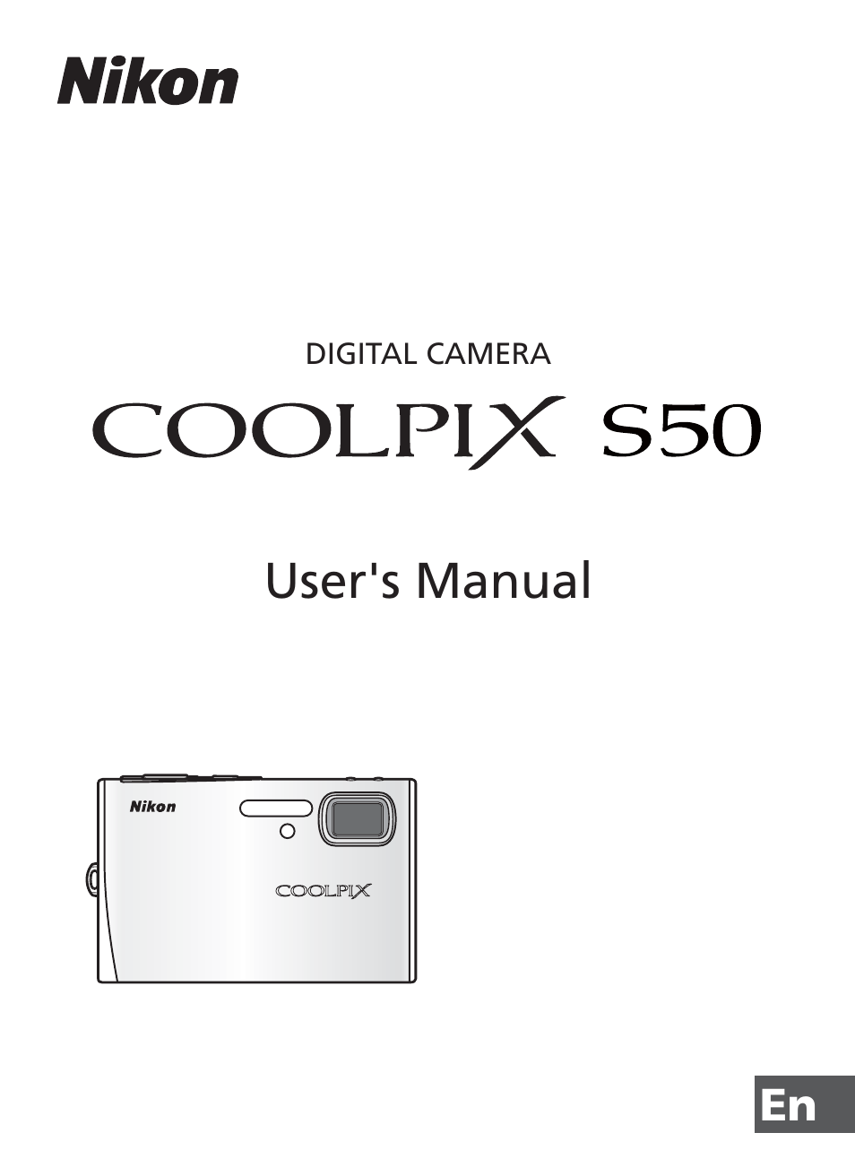 Nikon S50 User Manual | 156 pages