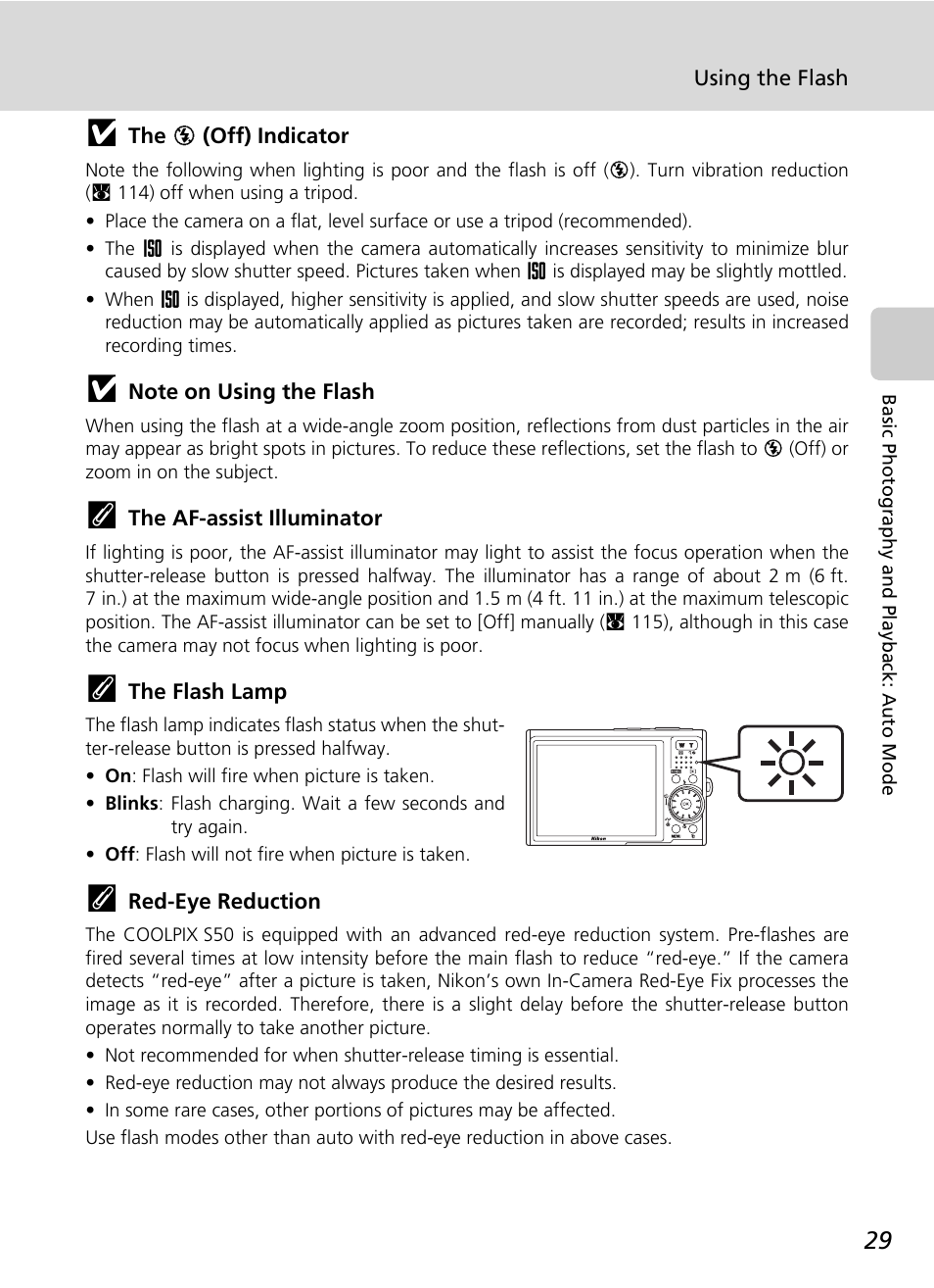 C 29, C 29) | Nikon S50 User Manual | Page 41 / 156