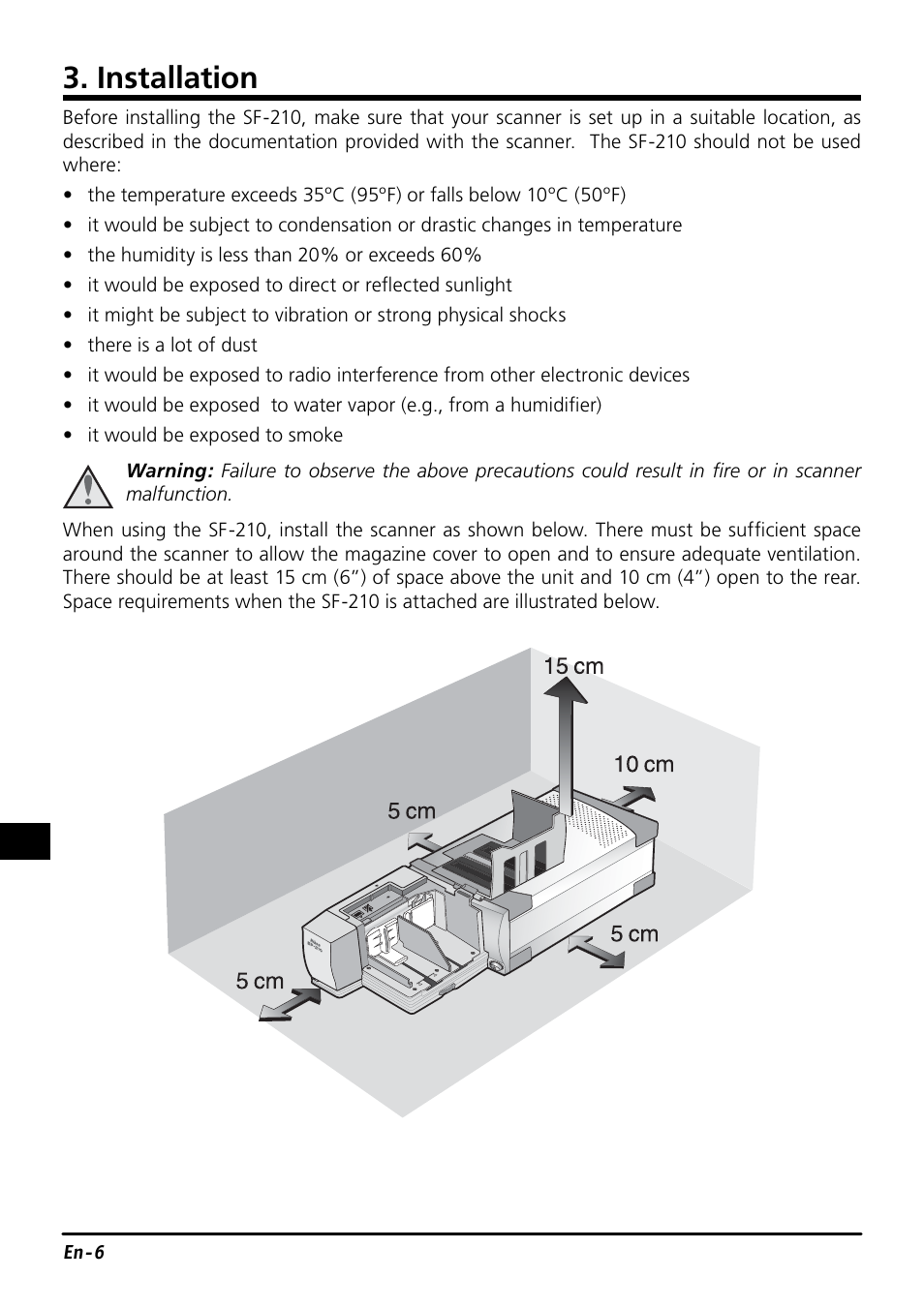 Installation | Nikon SF-210 Slide Feeder Adapter User Manual | Page 24 / 155