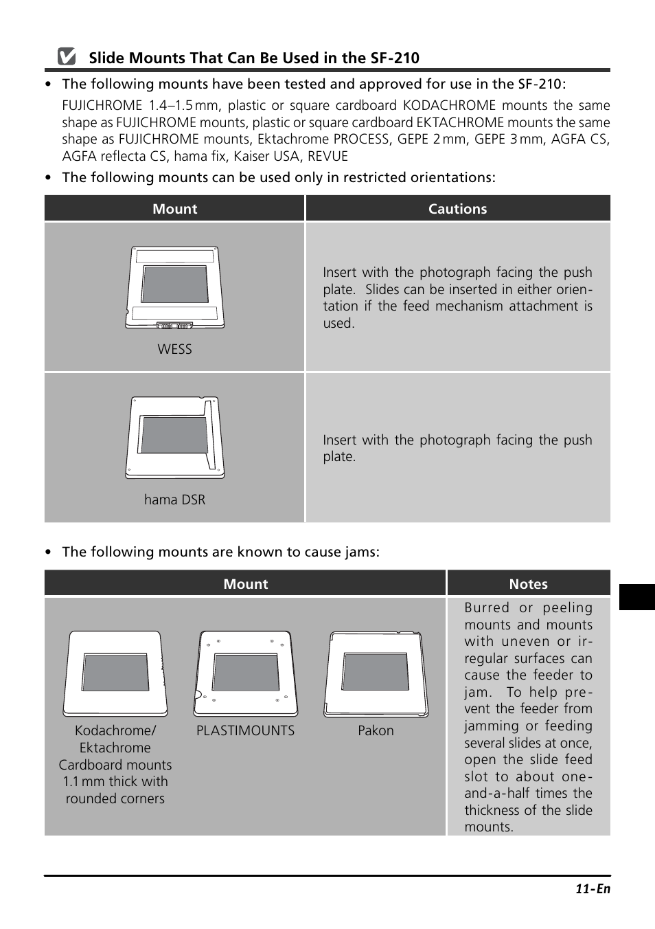 Nikon SF-210 Slide Feeder Adapter User Manual | Page 29 / 155