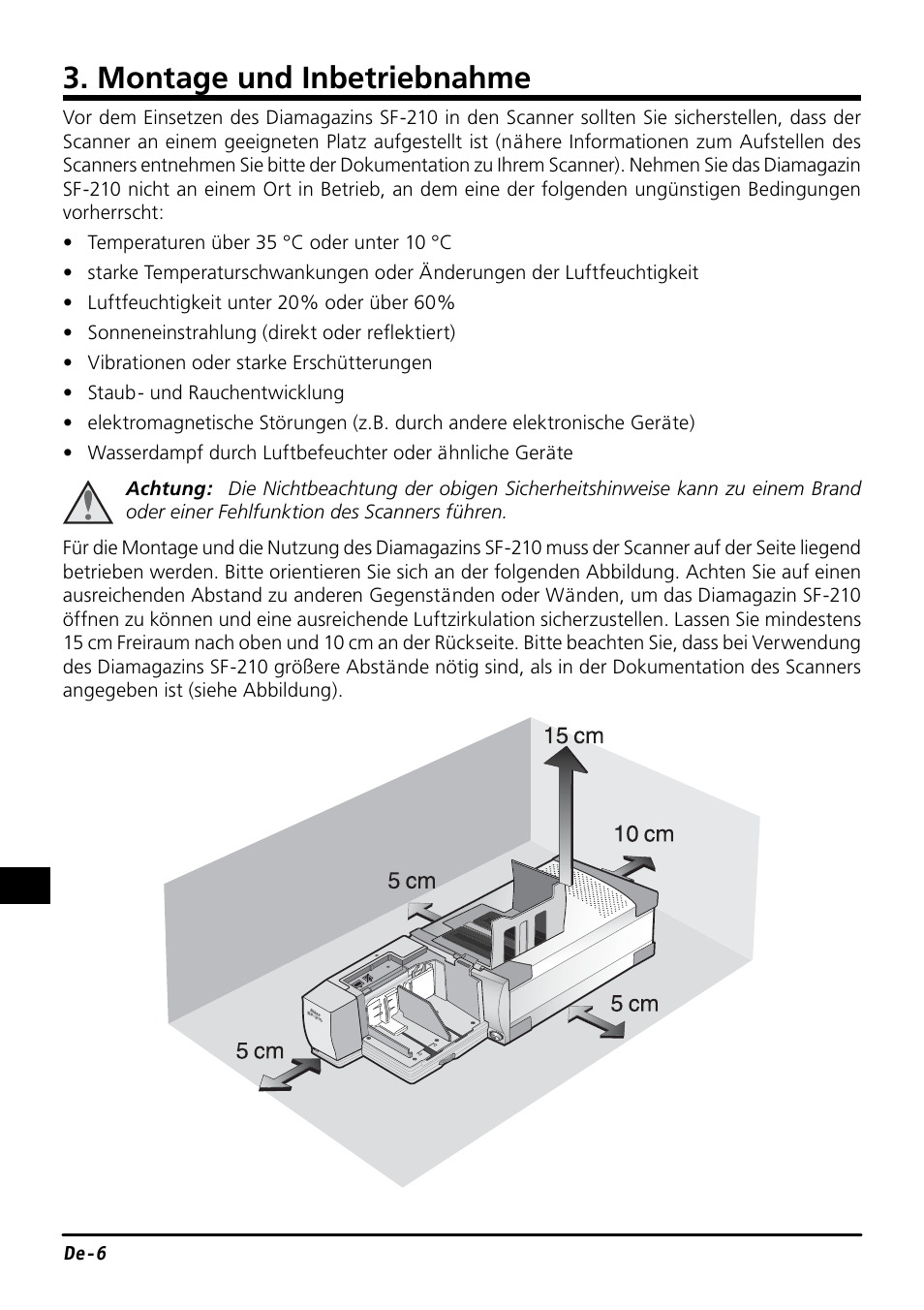 Montage und inbetriebnahme | Nikon SF-210 Slide Feeder Adapter User Manual | Page 41 / 155