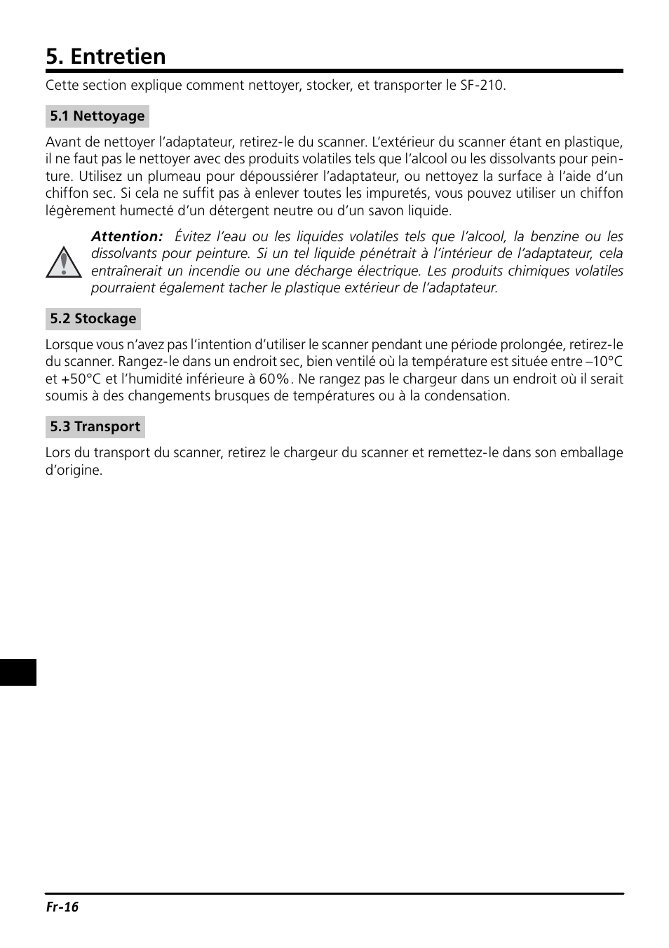 Entretien | Nikon SF-210 Slide Feeder Adapter User Manual | Page 68 / 155
