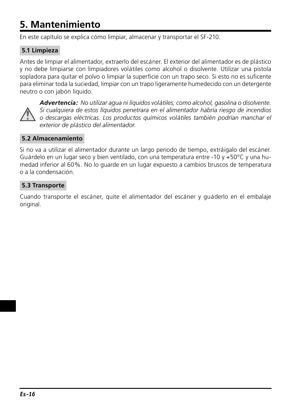 Mantenimiento | Nikon SF-210 Slide Feeder Adapter User Manual | Page 85 / 155