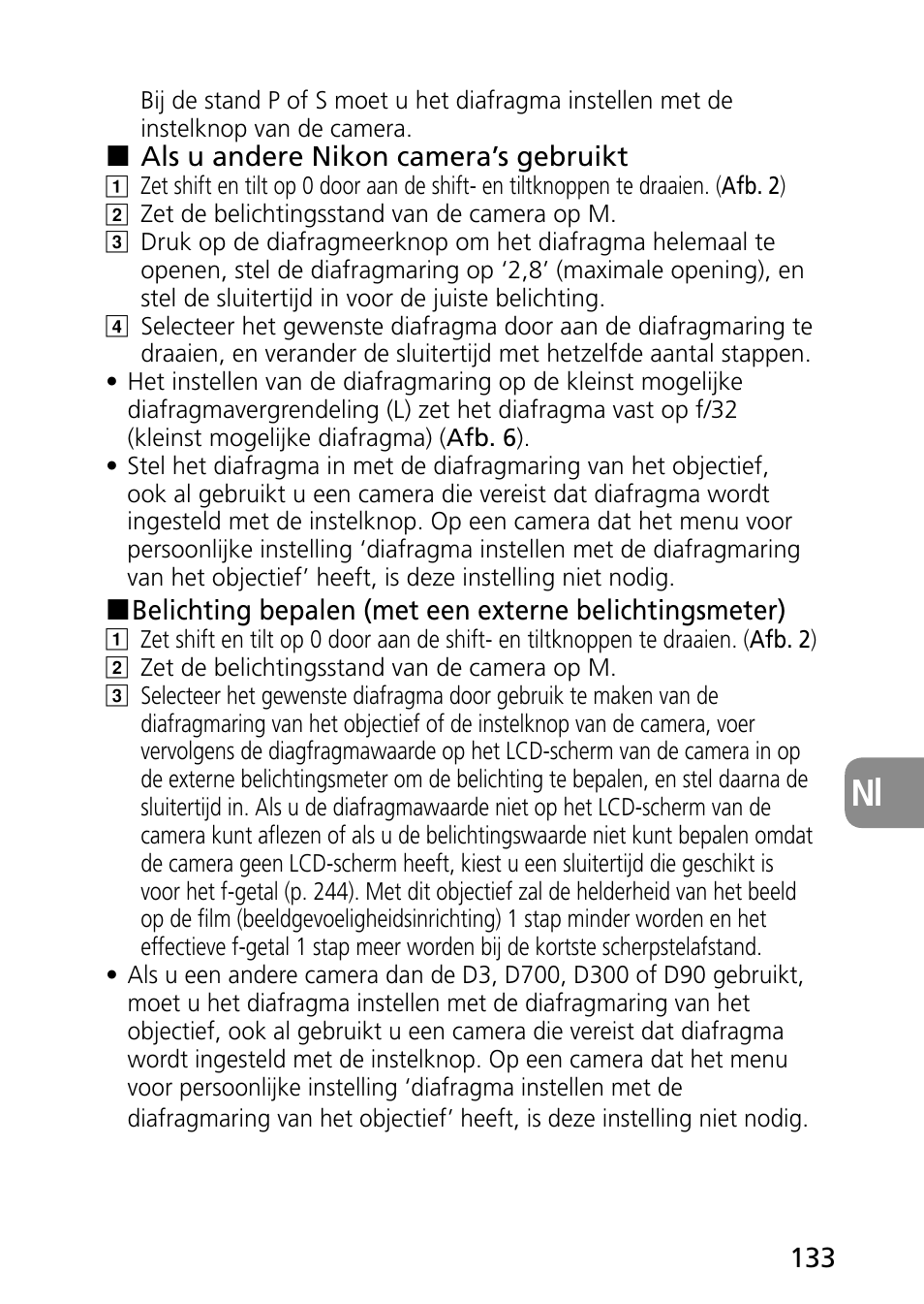 Nikon PC-E Micro NIKKOR 85mm f-2.8D User Manual | Page 133 / 251