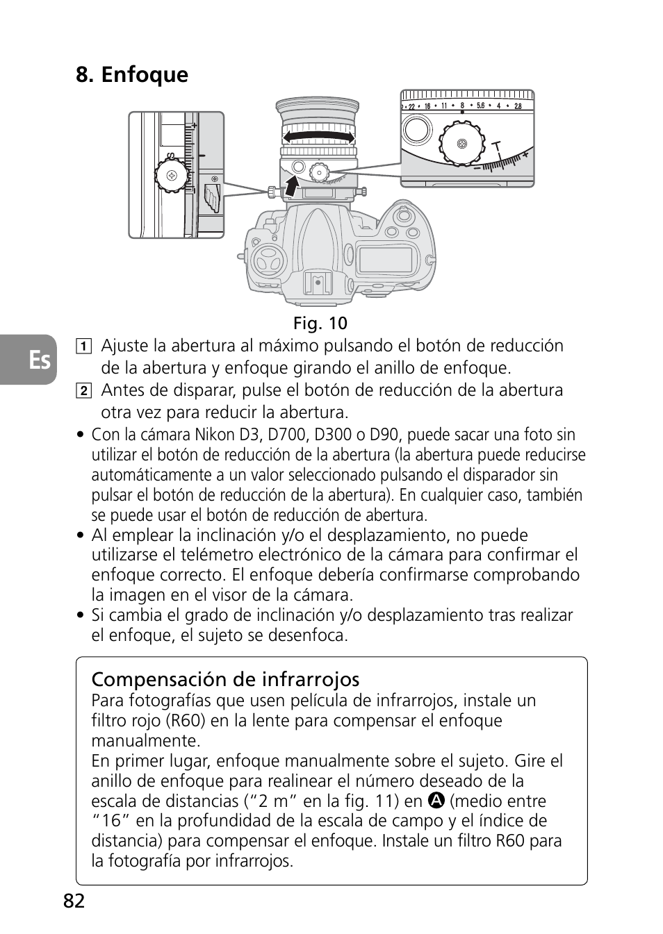 Enfoque | Nikon PC-E Micro NIKKOR 85mm f-2.8D User Manual | Page 82 / 251