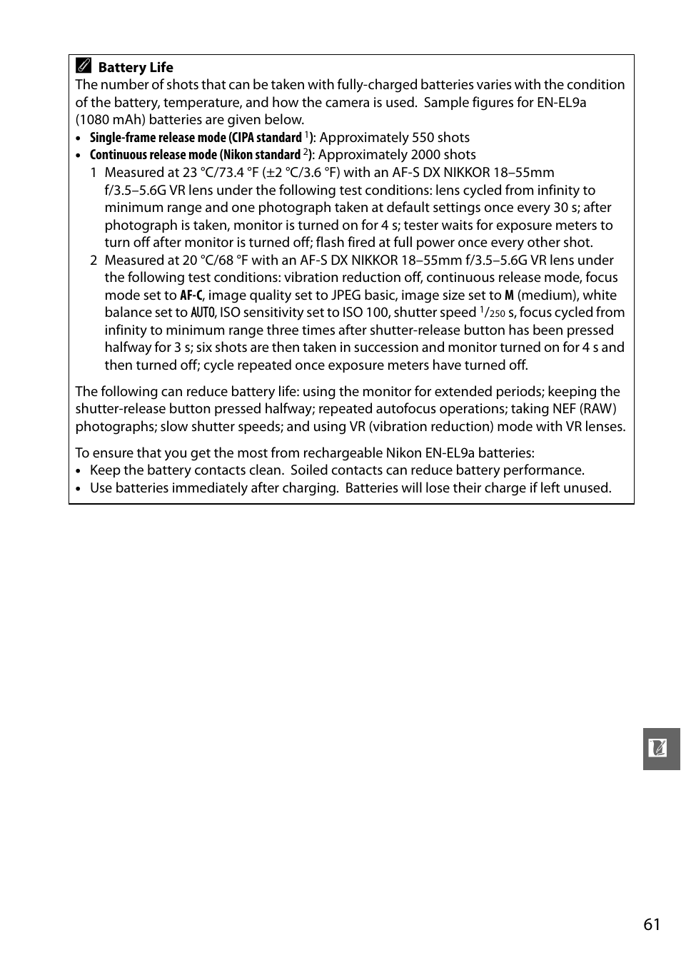 Nikon D3000 User Manual | Page 67 / 68