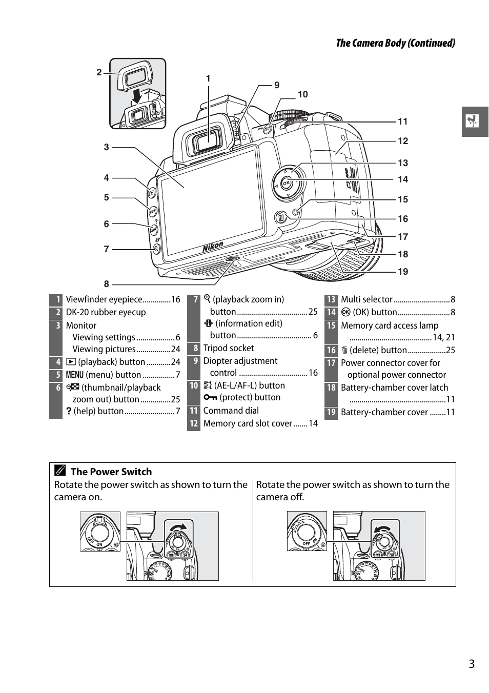 Nikon D3000 User Manual | Page 9 / 68