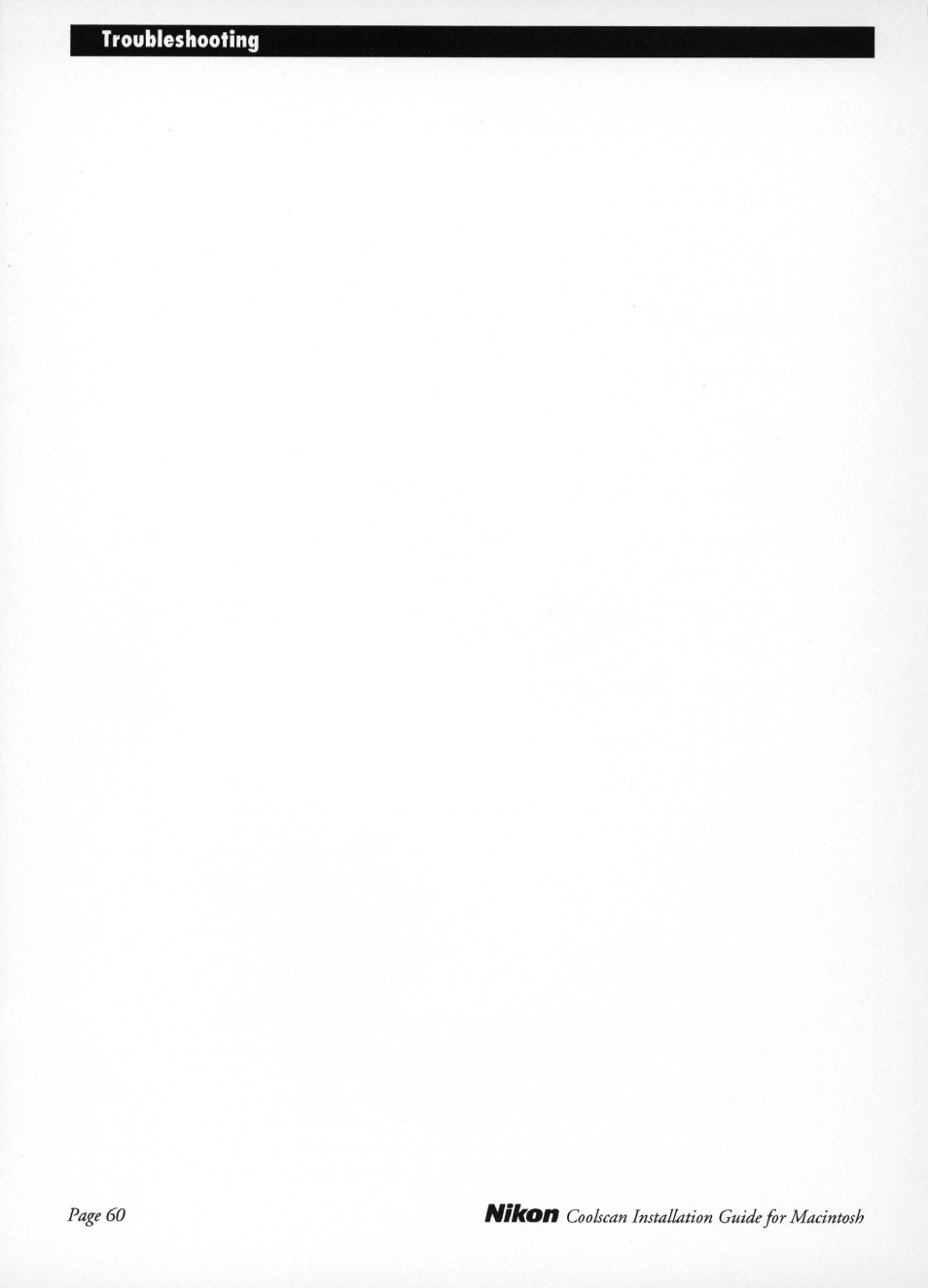 Nikon LS-10 Installation Guide for Macintosh User Manual | Page 67 / 68