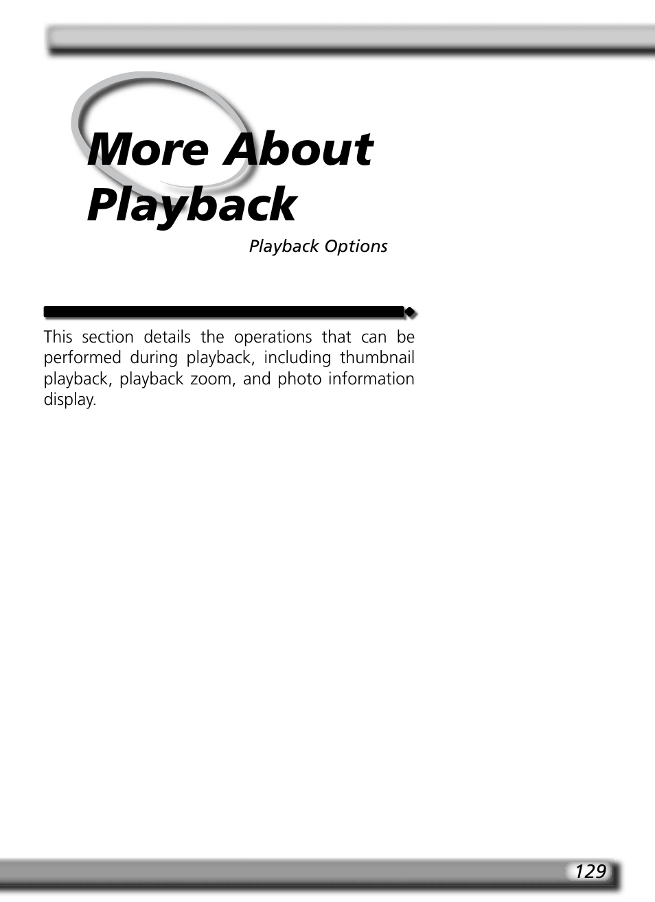 More about playback | Nikon D2H User Manual | Page 141 / 264