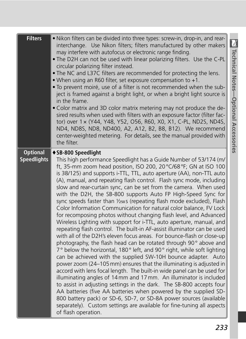Nikon D2H User Manual | Page 245 / 264