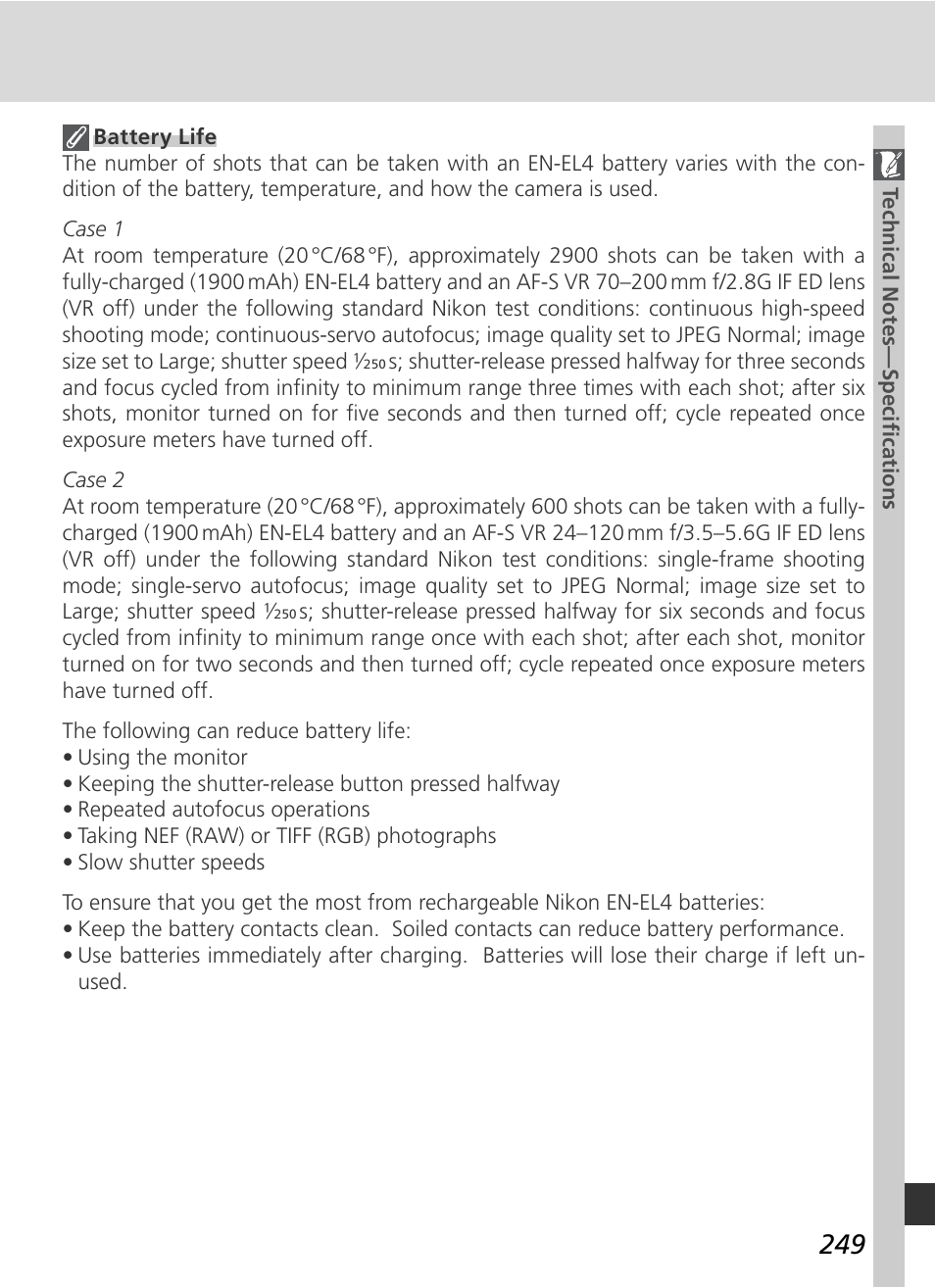 Nikon D2H User Manual | Page 261 / 264