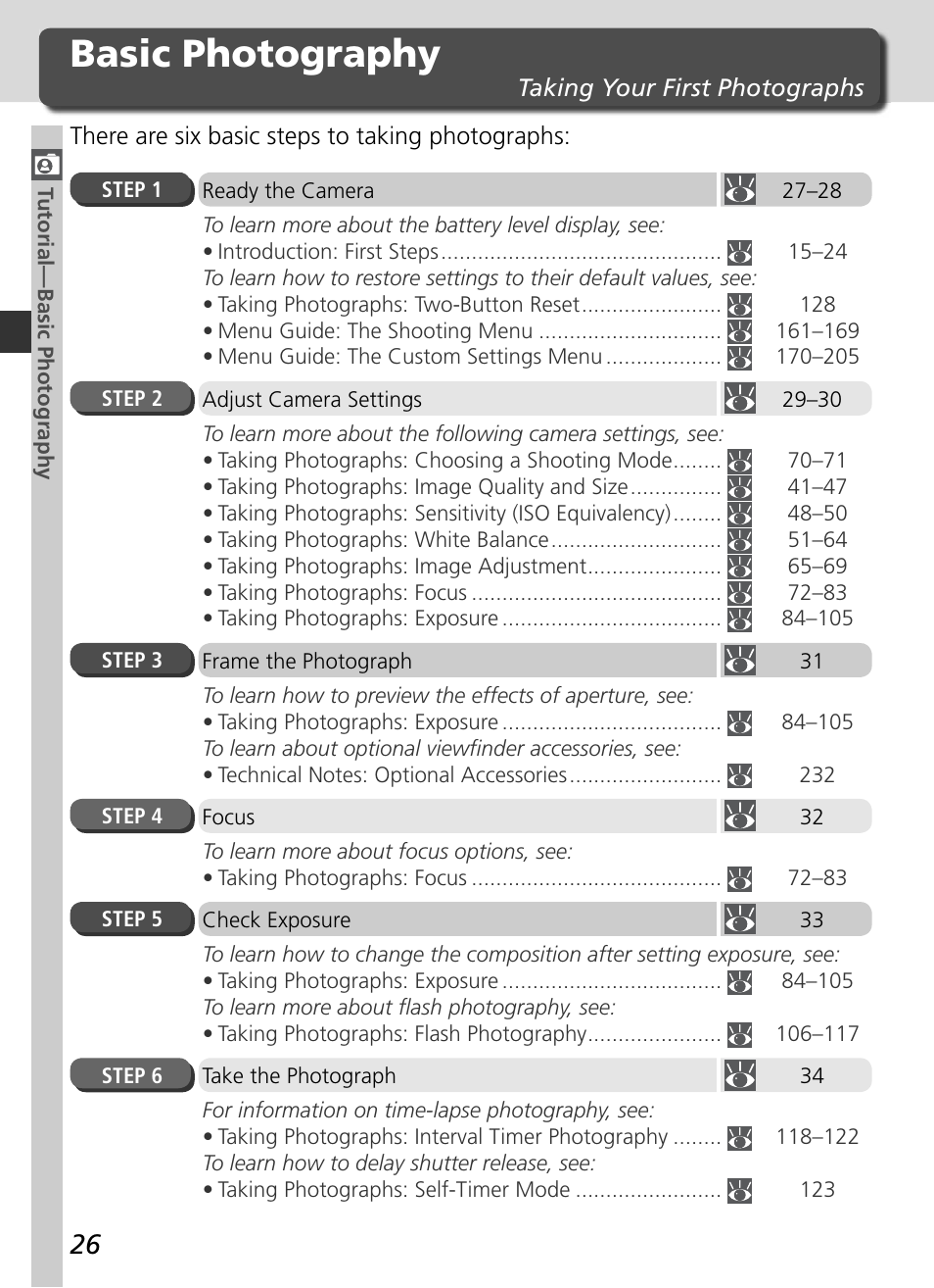 Basic photography | Nikon D2H User Manual | Page 38 / 264