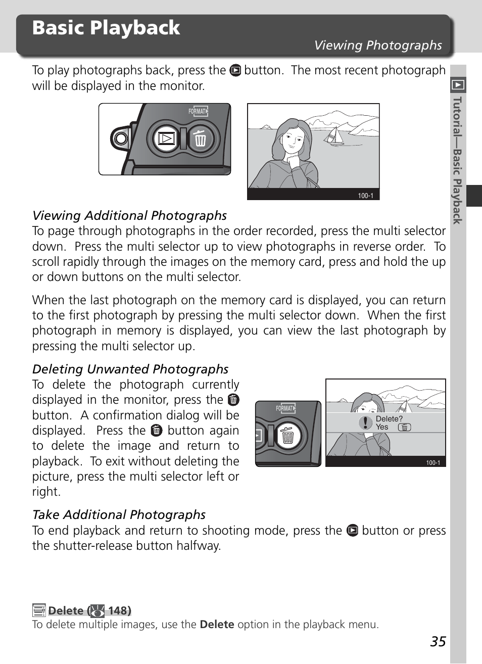 Basic playback | Nikon D2H User Manual | Page 47 / 264