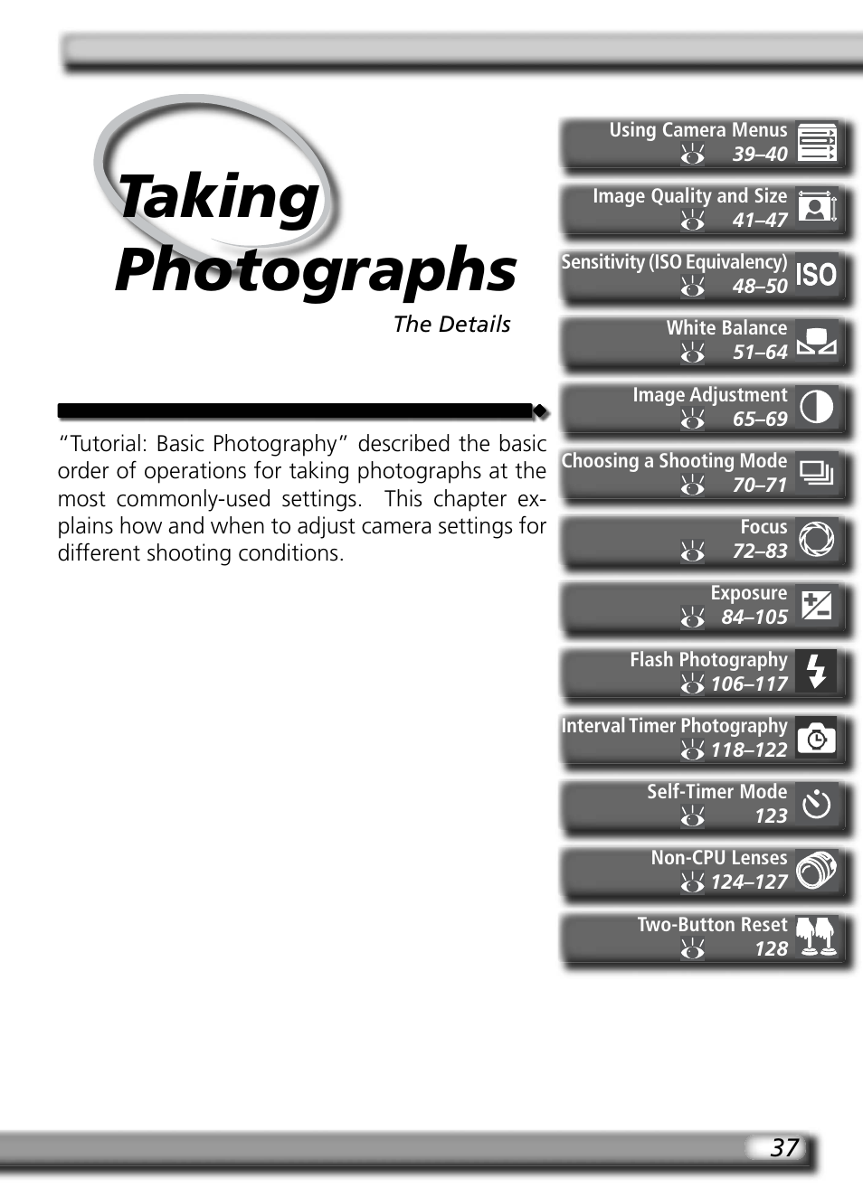 Taking photographs | Nikon D2H User Manual | Page 49 / 264