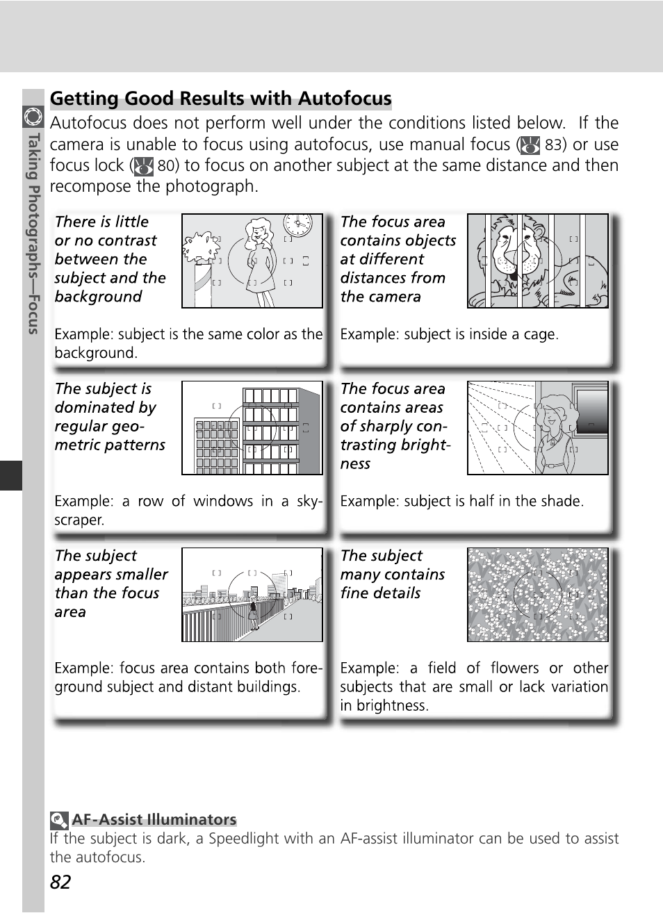 Getting good results with autofocus | Nikon D2H User Manual | Page 94 / 264