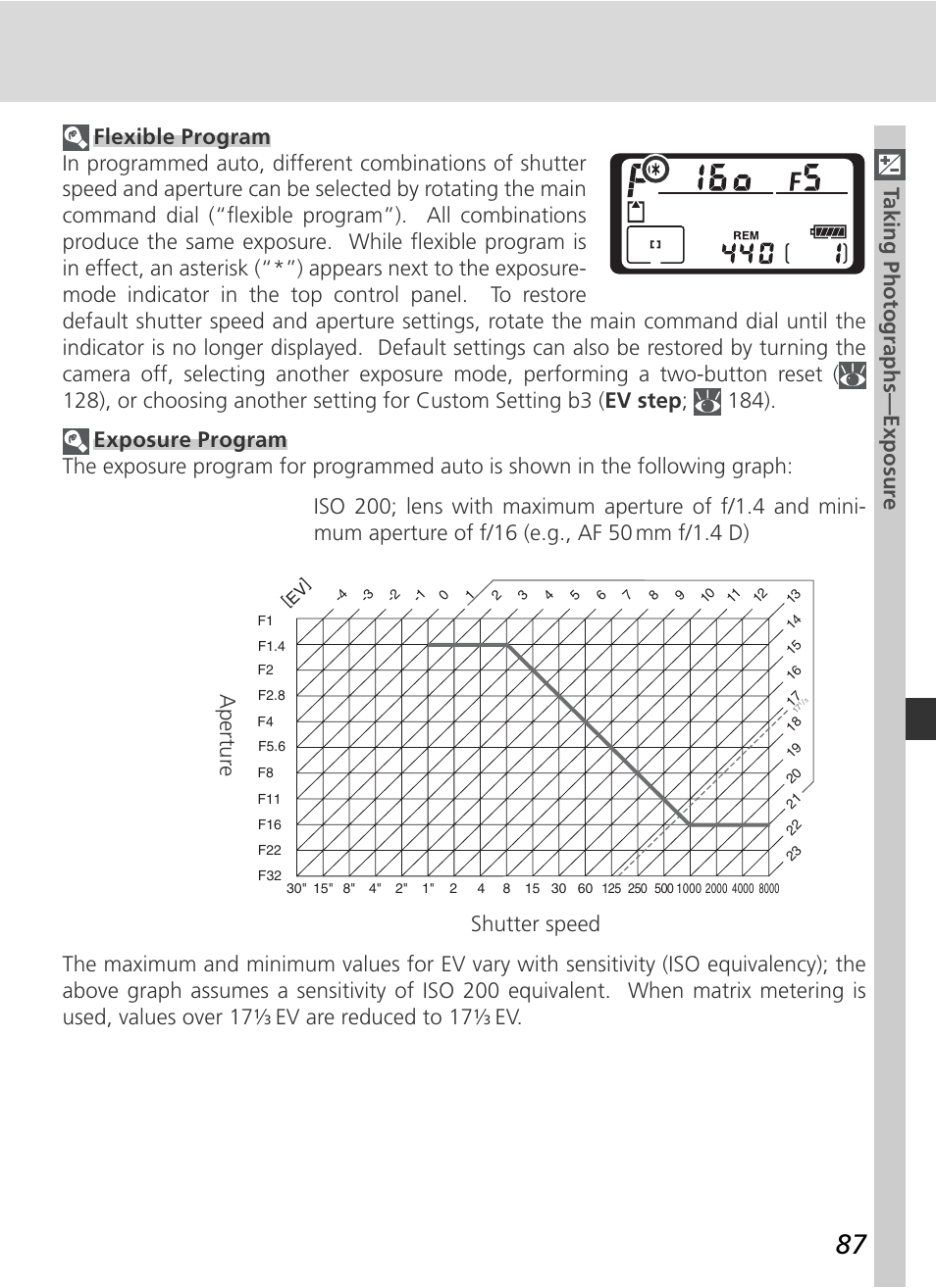 Ev are re duced to 17 | Nikon D2H User Manual | Page 99 / 264