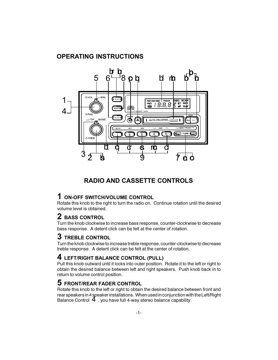 Audiovox GM-250G User Manual | Page 2 / 8