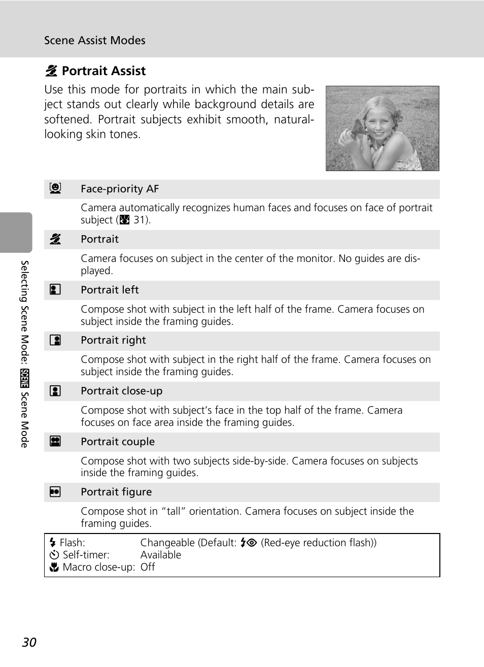 Bportrait assist | Nikon L6 User Manual | Page 42 / 140
