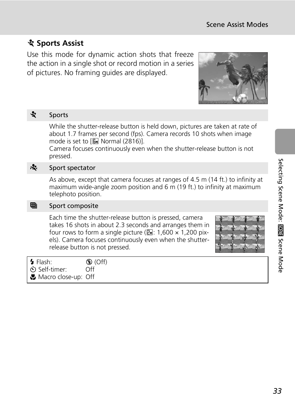 Psports assist | Nikon L6 User Manual | Page 45 / 140