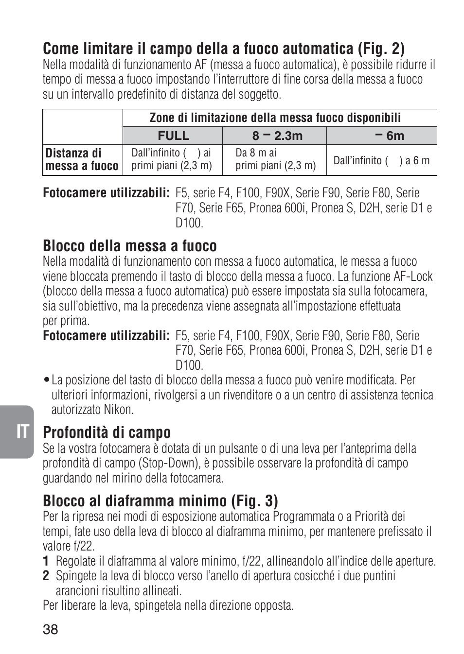 Nikon AF-S 300mm f-2.8D IF-ED II User Manual | Page 38 / 56