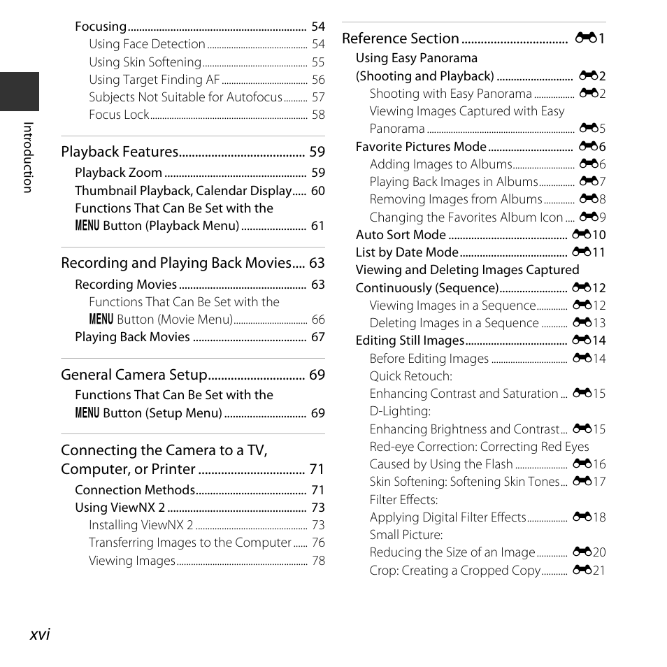 Nikon L620 User Manual | Page 18 / 212