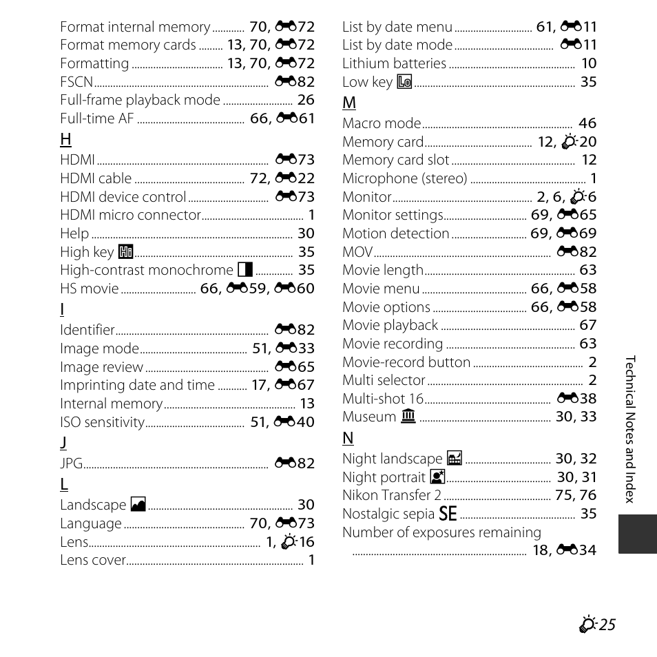 Nikon L620 User Manual | Page 207 / 212