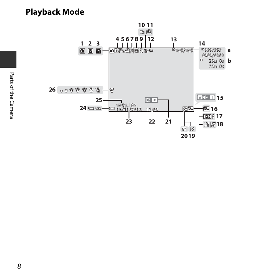Playback mode | Nikon L620 User Manual | Page 28 / 212