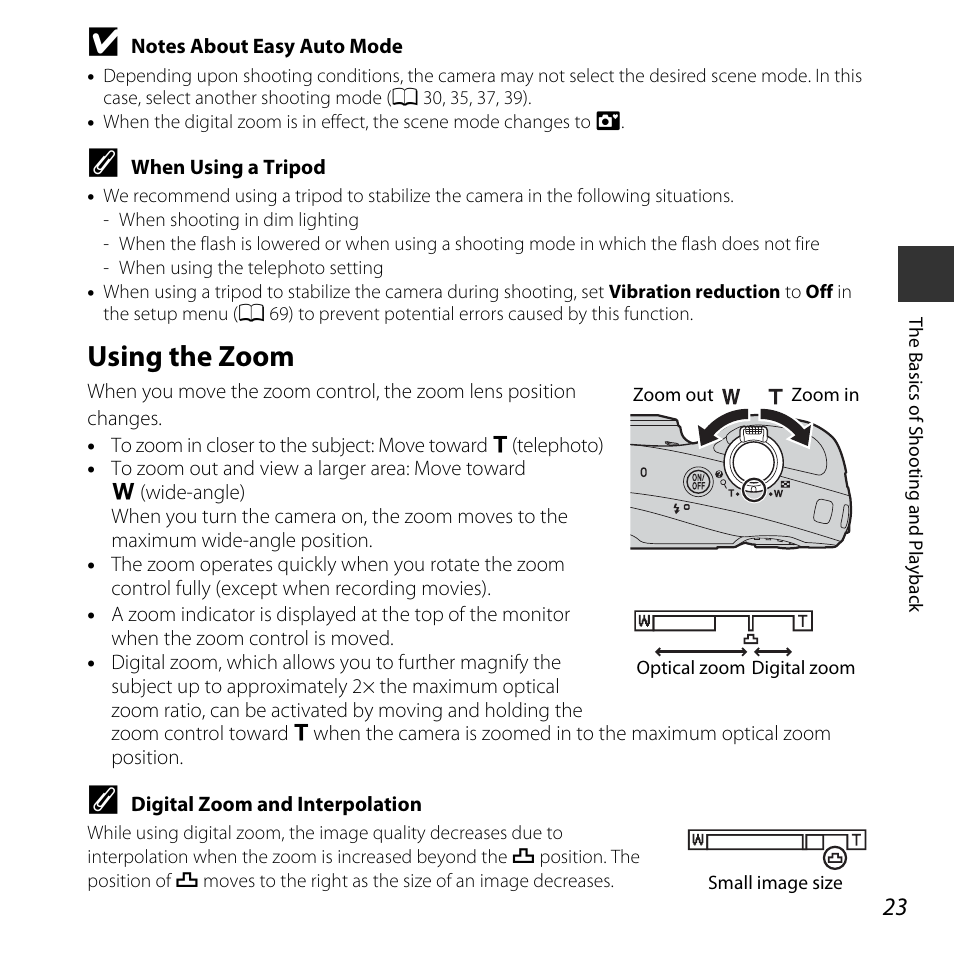 Using the zoom | Nikon L620 User Manual | Page 43 / 212