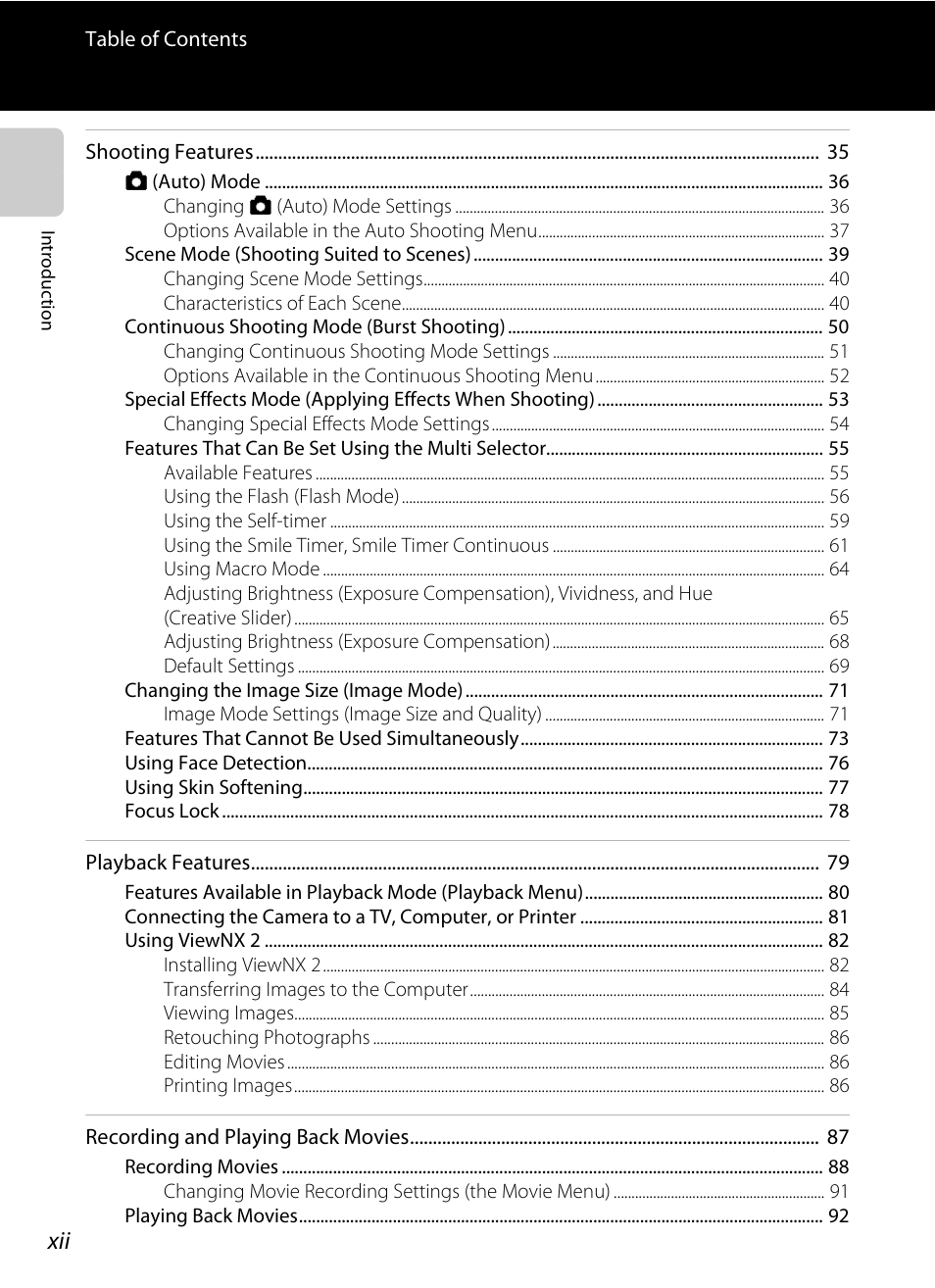 Nikon S8200 User Manual | Page 14 / 228