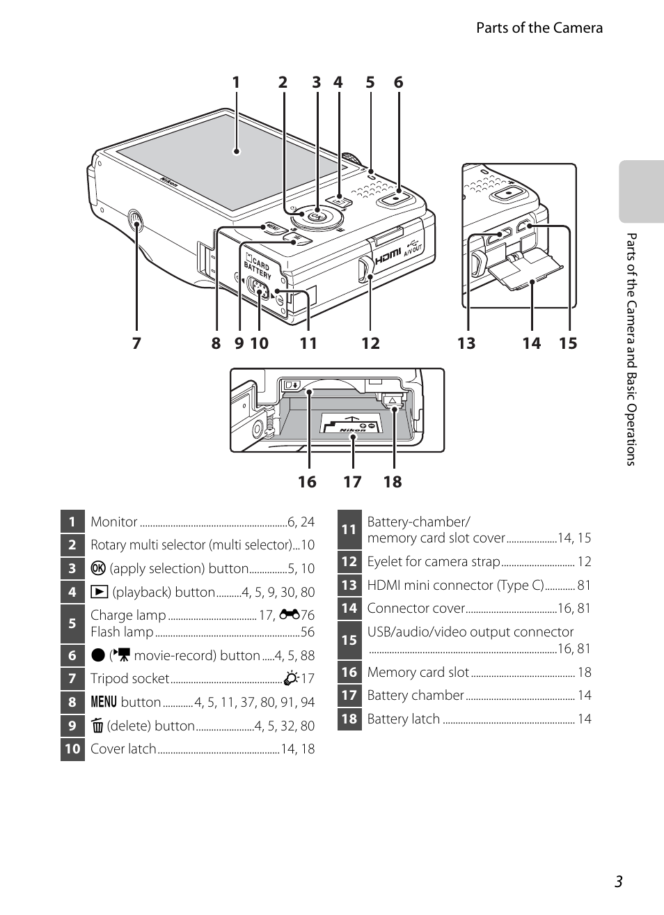 Nikon S8200 User Manual | Page 19 / 228