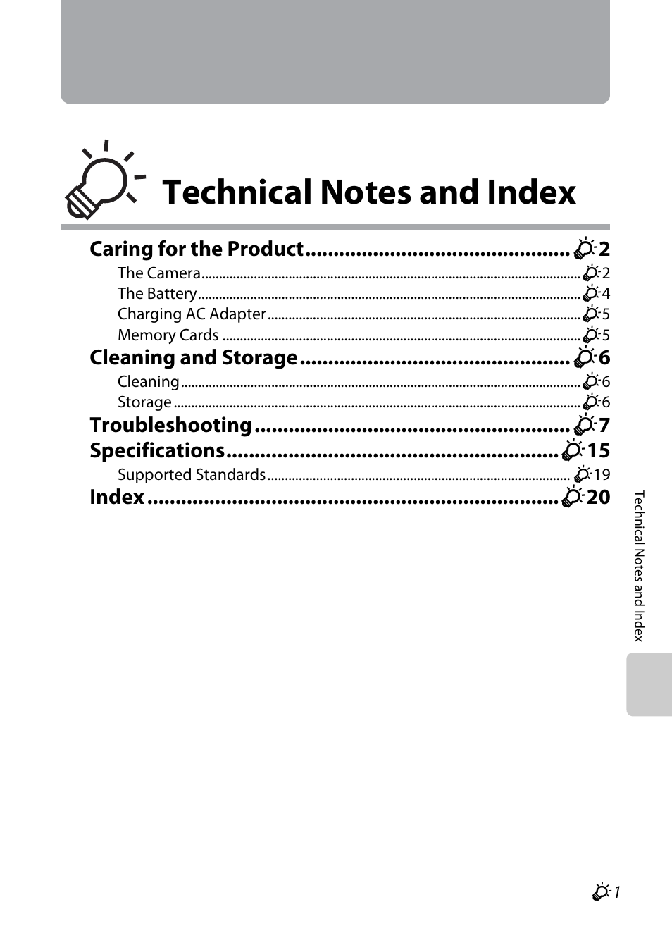 Technical notes and index | Nikon S8200 User Manual | Page 203 / 228