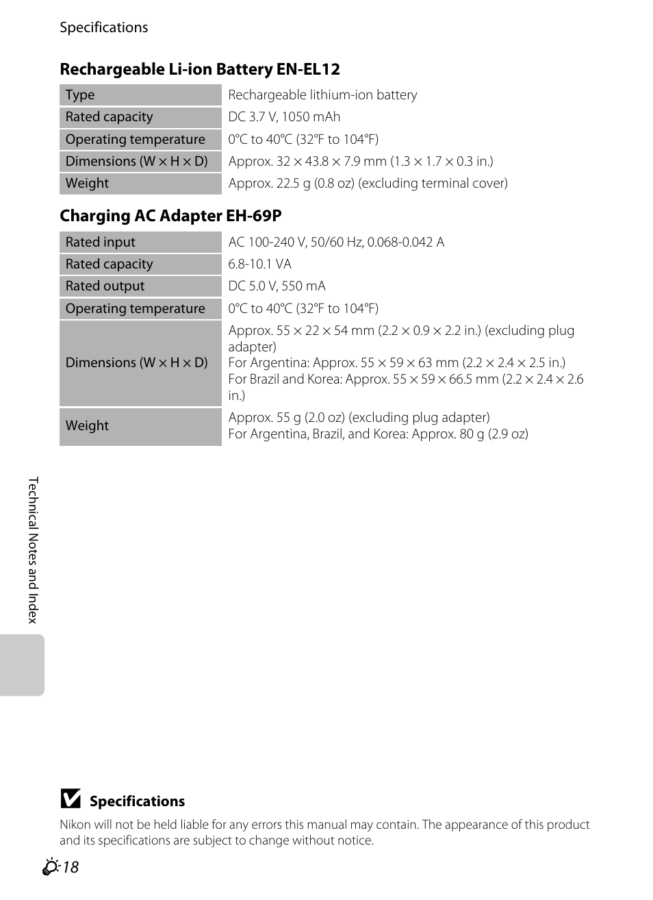Nikon S8200 User Manual | Page 220 / 228