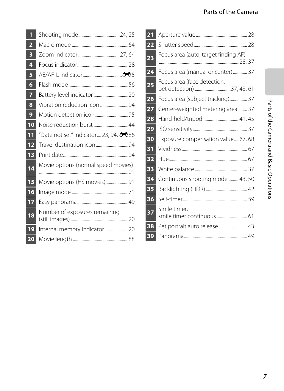 Nikon S8200 User Manual | Page 23 / 228