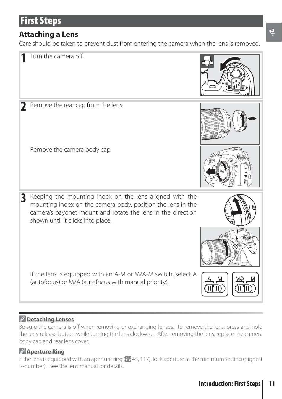 First steps | Nikon D80 User Manual | Page 23 / 162