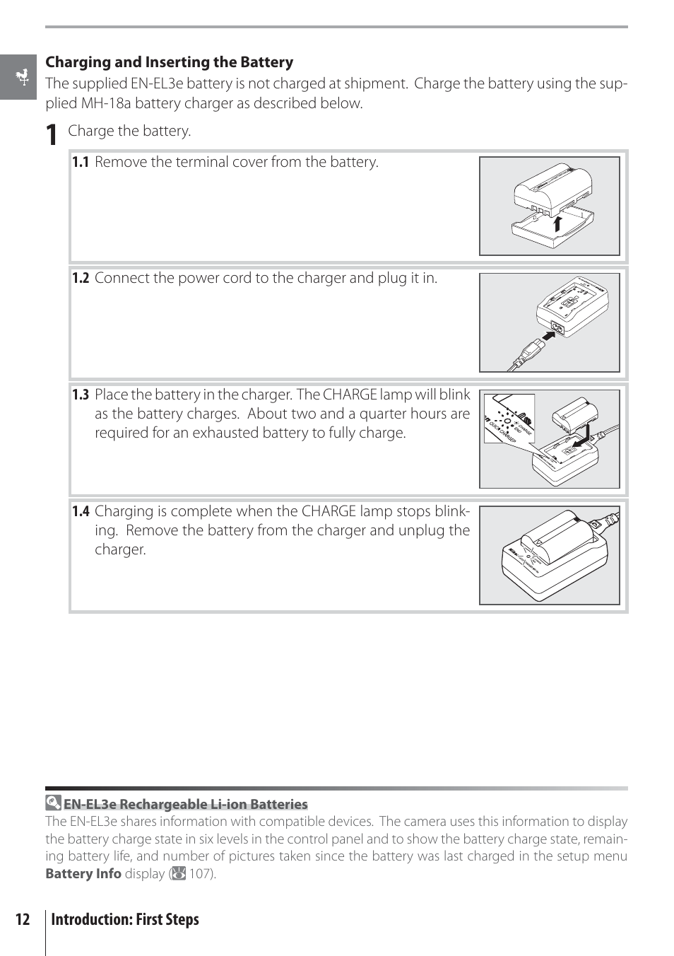 12 introduction: first steps | Nikon D80 User Manual | Page 24 / 162
