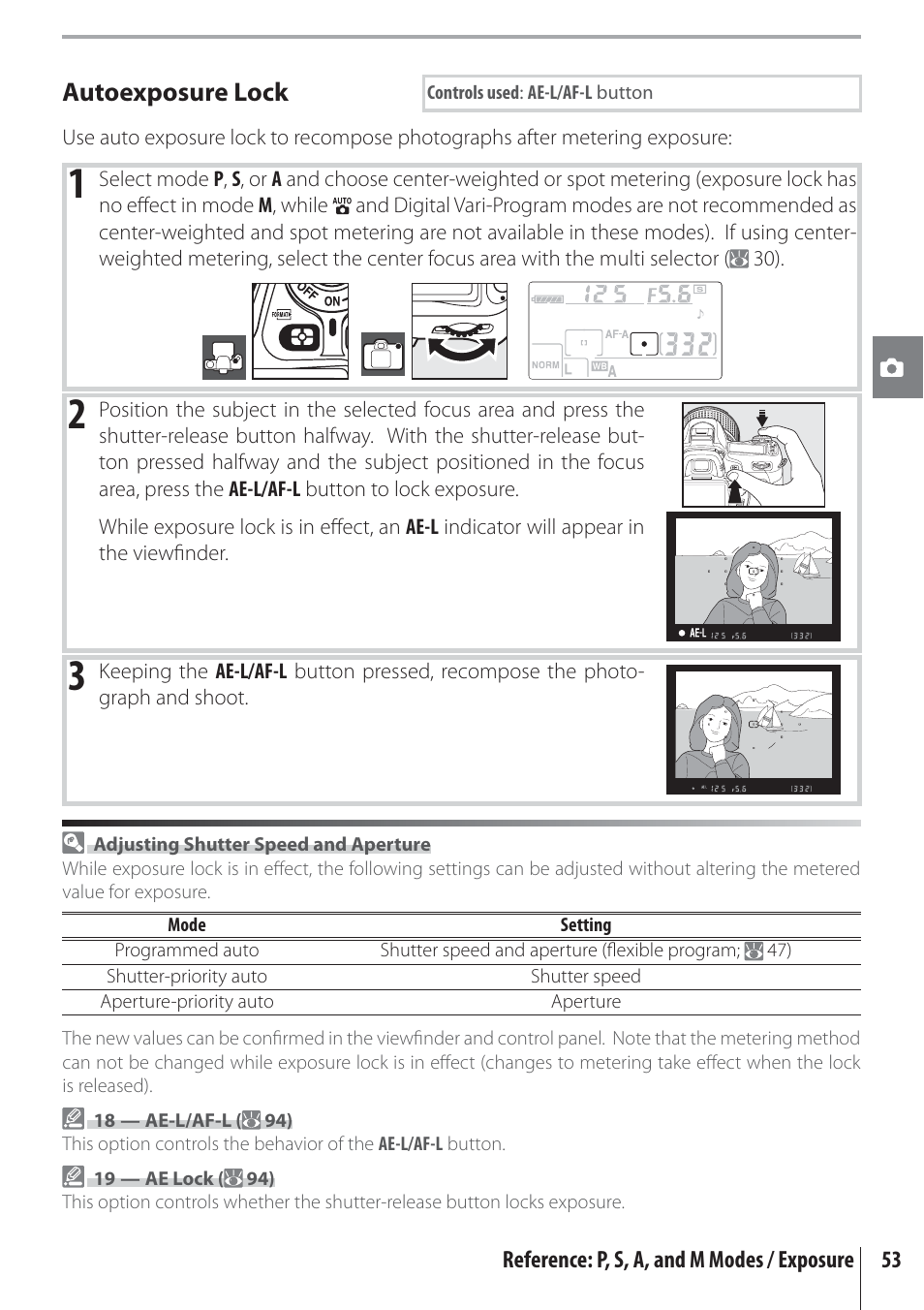 Autoexposure lock | Nikon D80 User Manual | Page 65 / 162