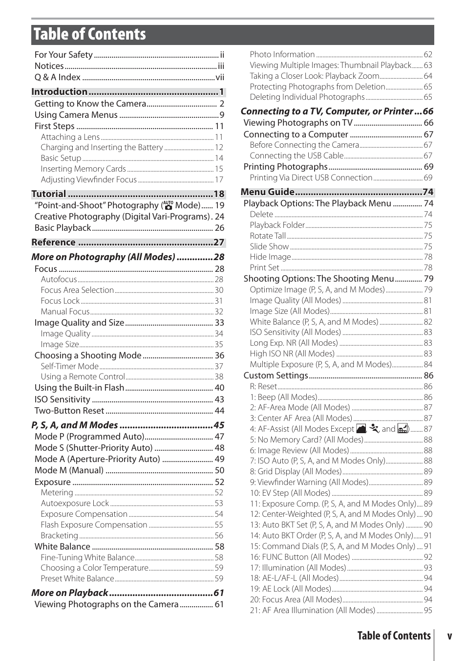 Nikon D80 User Manual | Page 7 / 162