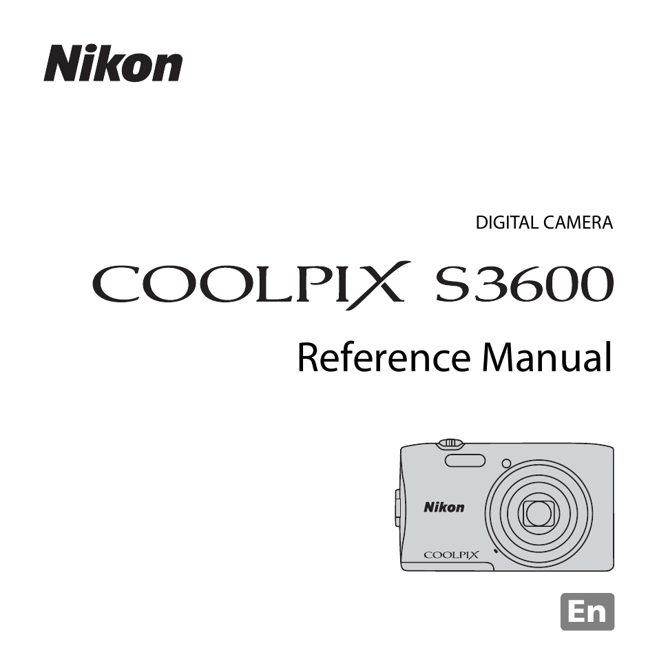 Nikon S3600 User Manual | 208 pages